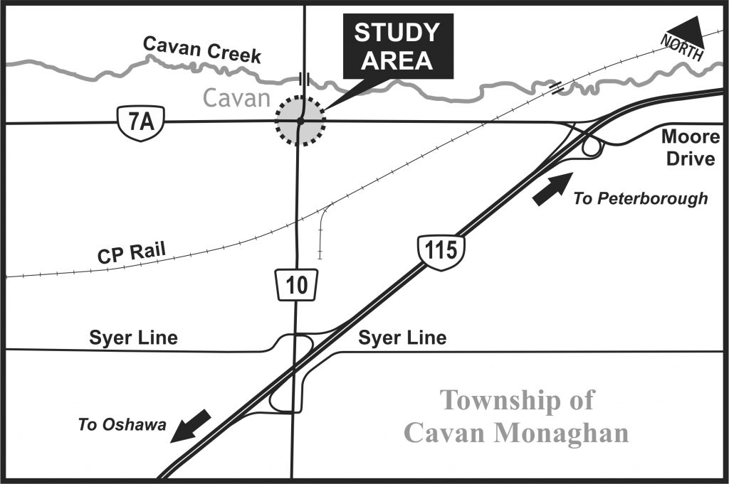 Map showing study area
